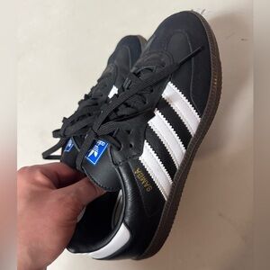 Adidas Black and White Samba Sneakers